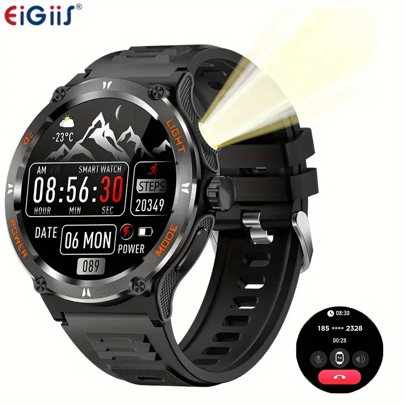 EIGIIS Smart Watch For Men And Women for IPhone Android Phone
