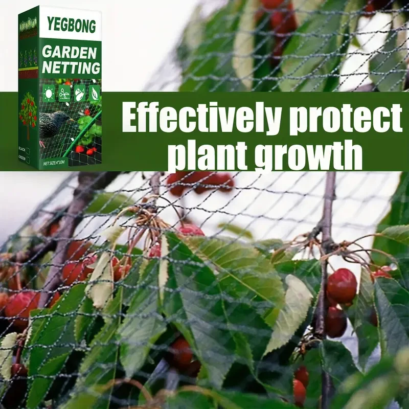 10x4m Garden Barrier Netting - Ultra Fine Mesh Plant Covers for Vegetable & Fruit Protection