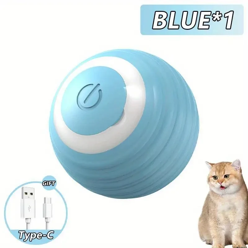 Fun Playmate Interactive Cat Toy - Automatic Rolling Magic Ball