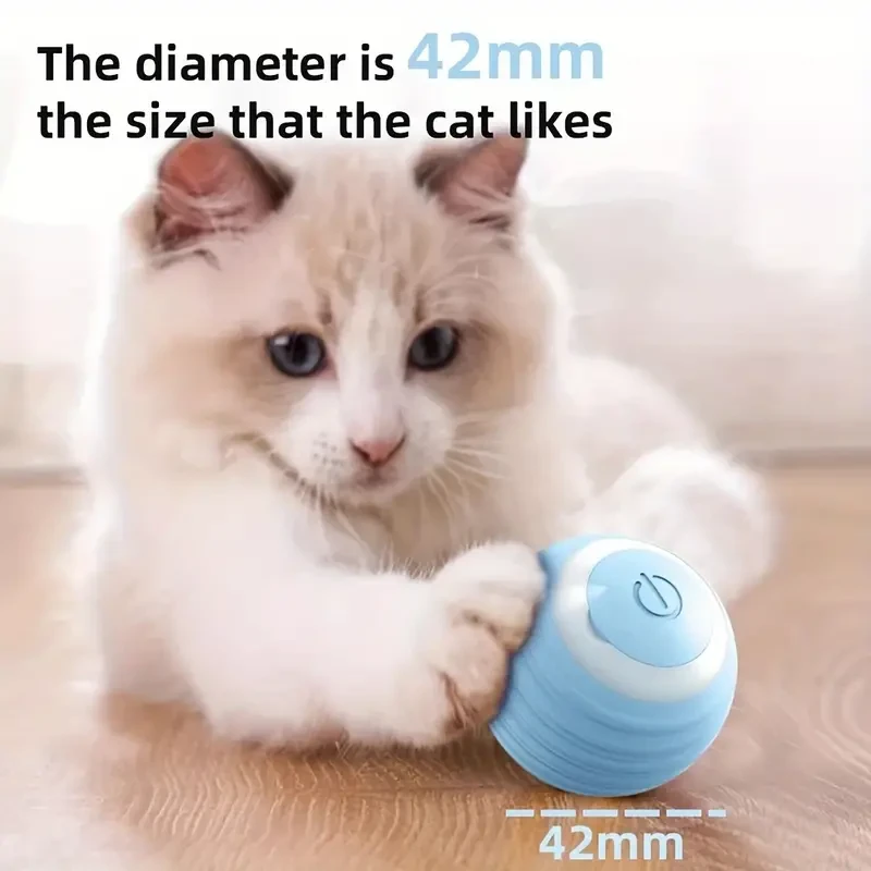 Fun Playmate Interactive Cat Toy - Automatic Rolling Magic Ball