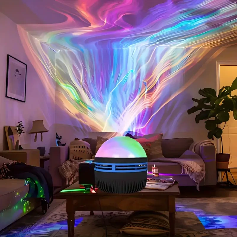 USB Powered Aurora Projector Lamp Northern Lights Landscape Effect