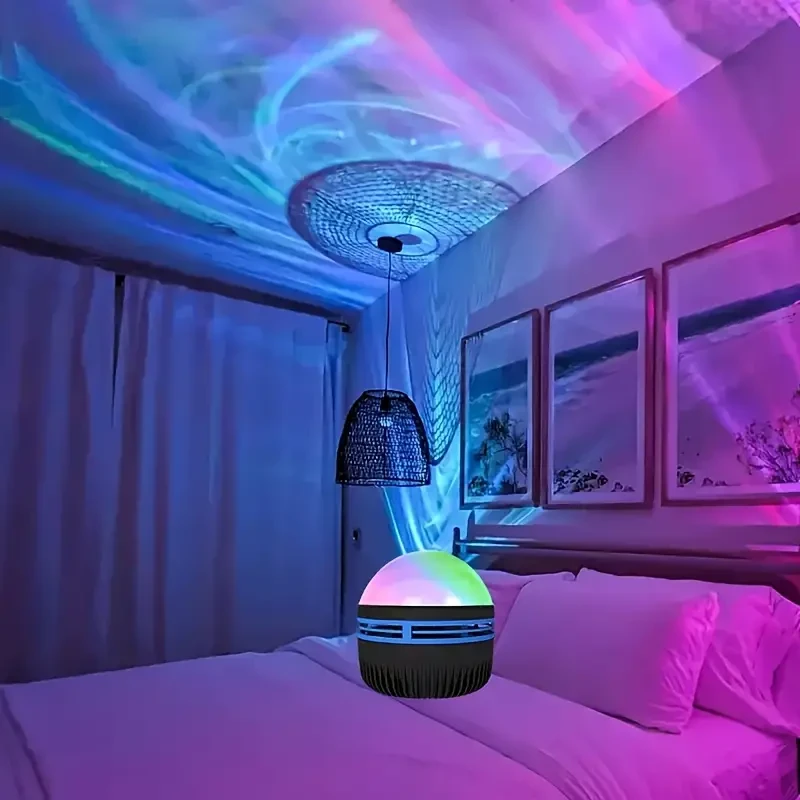 USB Powered Aurora Projector Lamp Northern Lights Landscape Effect