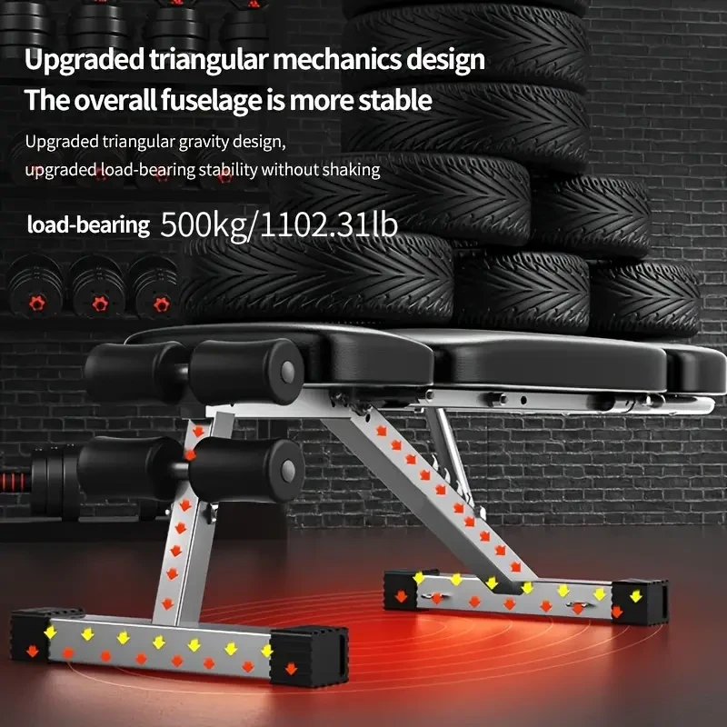 ADKING 17-in-1 Dumbbell Bench  Adjustable Home Gym Exercise Chair