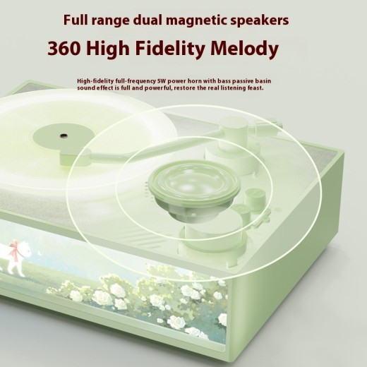 Desktop Fragrance Vinyl Bluetooth Speaker