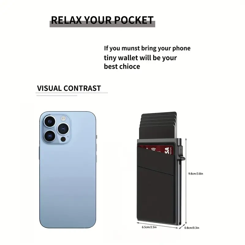 Automatic Pop-Up Credit Card Holder