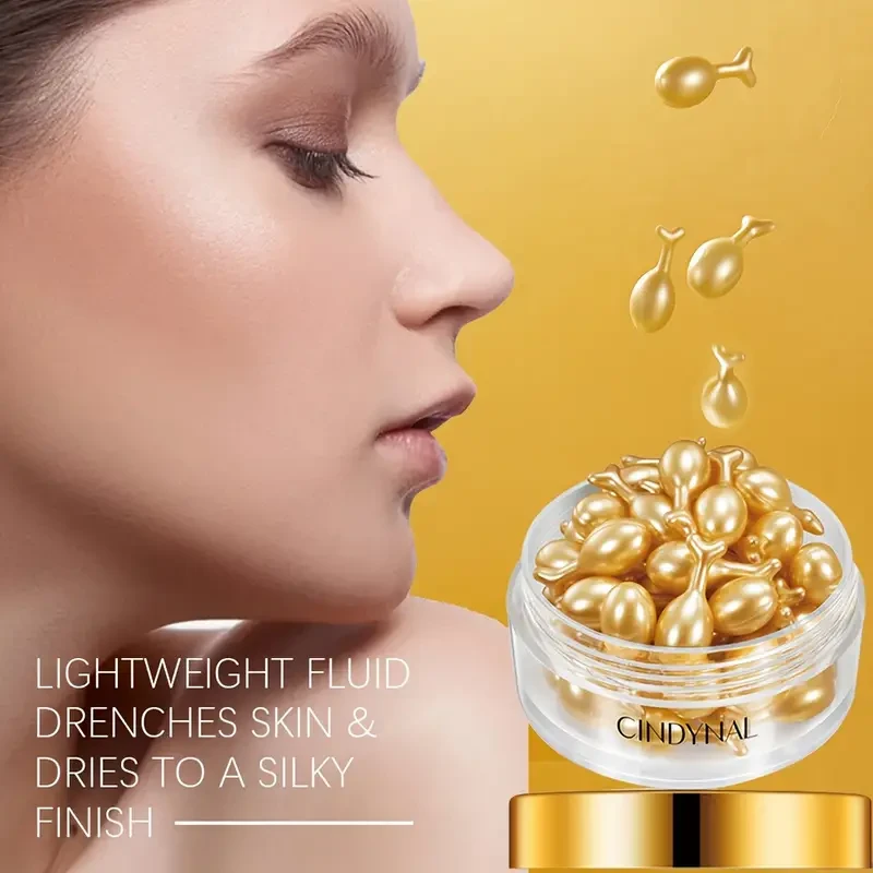 30 Pcs Korean Skin Care Serum Capsules - Hydrate, Firm & Moisturize