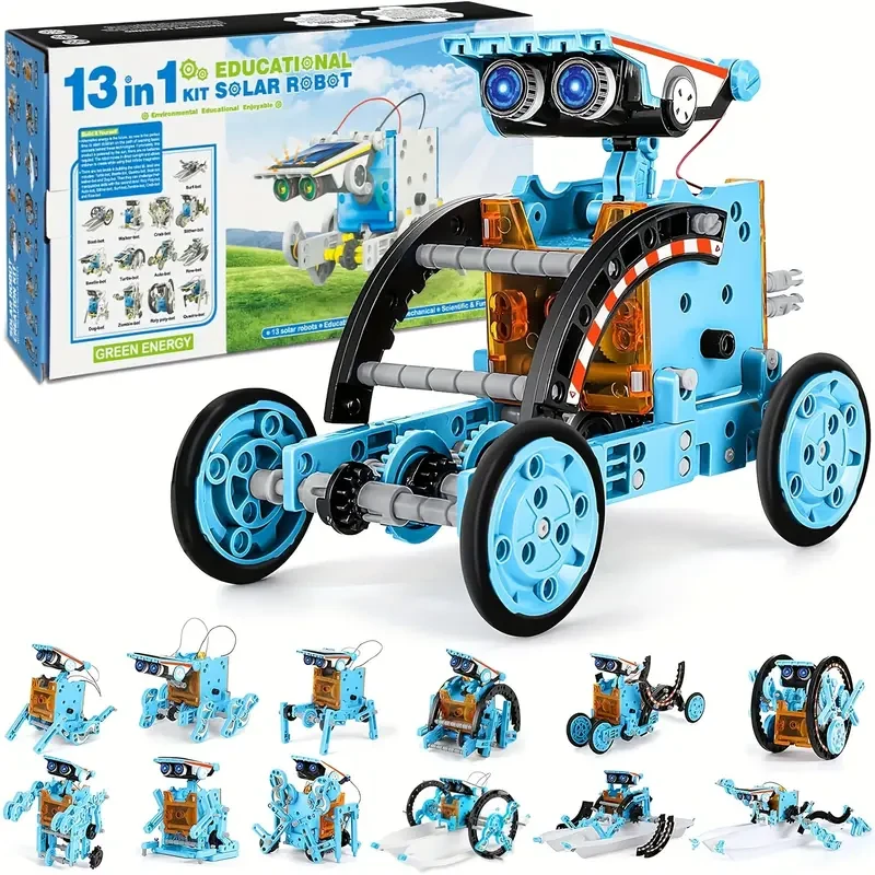 13 In 1 STEM Solar Robot Kit - Educational Toy