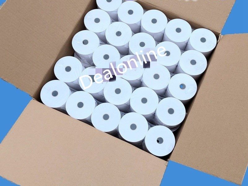 (25 Rolls) 80X80MM Thermal Receipt Paper Rolls for POS receipt printers