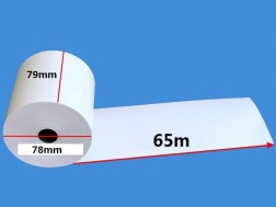 (25 Rolls) 80X80MM Thermal Receipt Paper Rolls for POS receipt printers