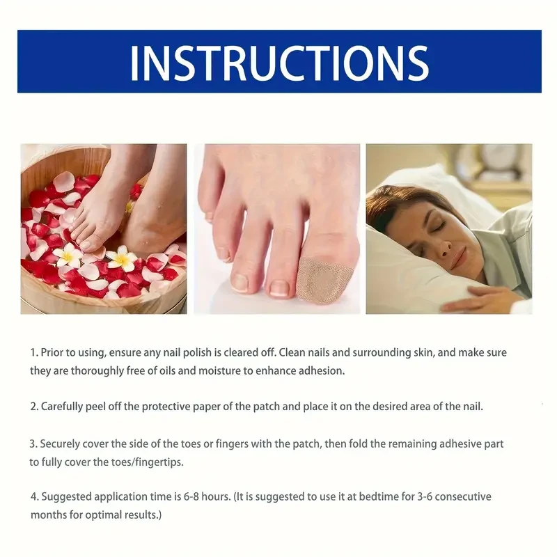 Toenail Care Patches  72 Patches