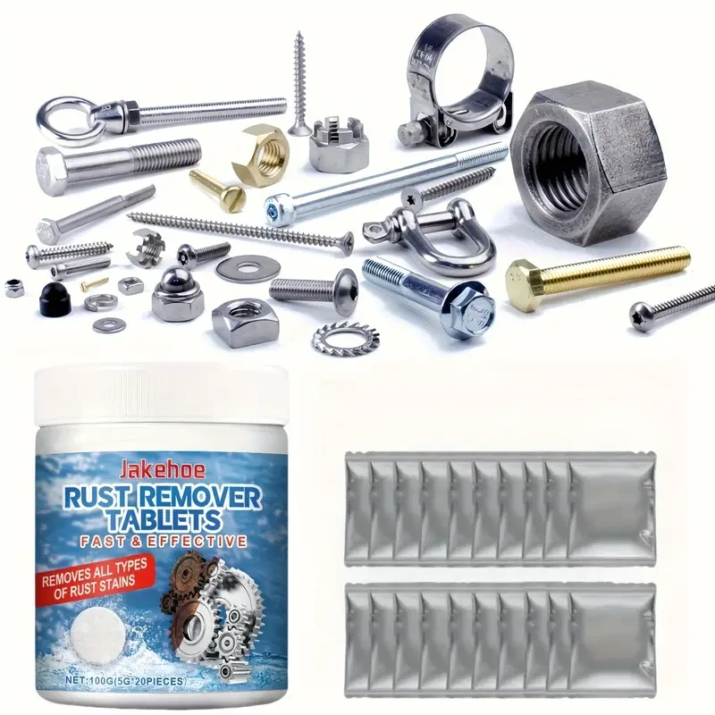 Jakehoe Multi-Purpose Rust Remover Tablets Stain & Shine Restorer