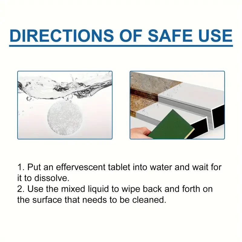 Jakehoe Multi-Purpose Rust Remover Tablets Stain & Shine Restorer