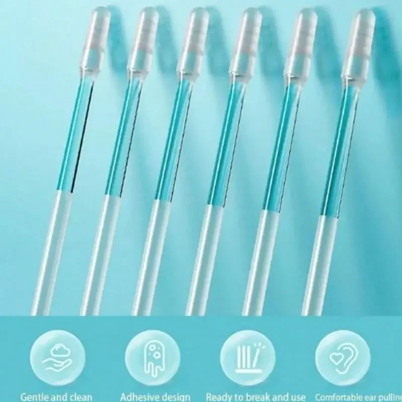 24-Pack Disposable Adhesive Ear Cleaning Sticks