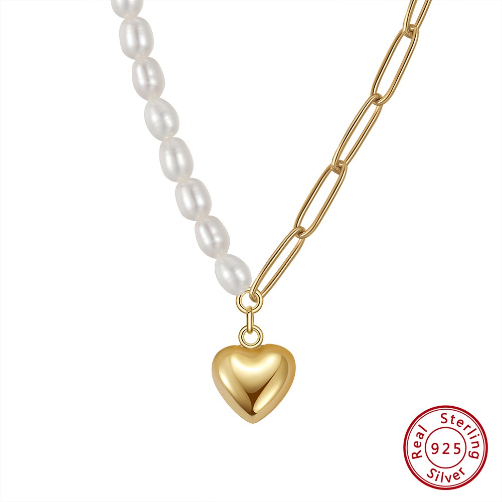 ORSA JEWELS 14K Gold Natural Pearl Necklace