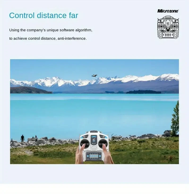 MC6C Mini 2.4G Remote Control Receiver with Antenna - Perfect for RC Aircraft, Boats & Vehicles