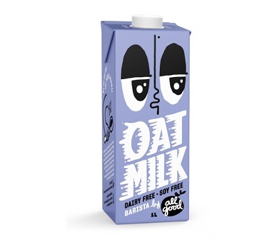 OAT MILK BARISTA DF/SOY FREE 1L (ALL GOOD)