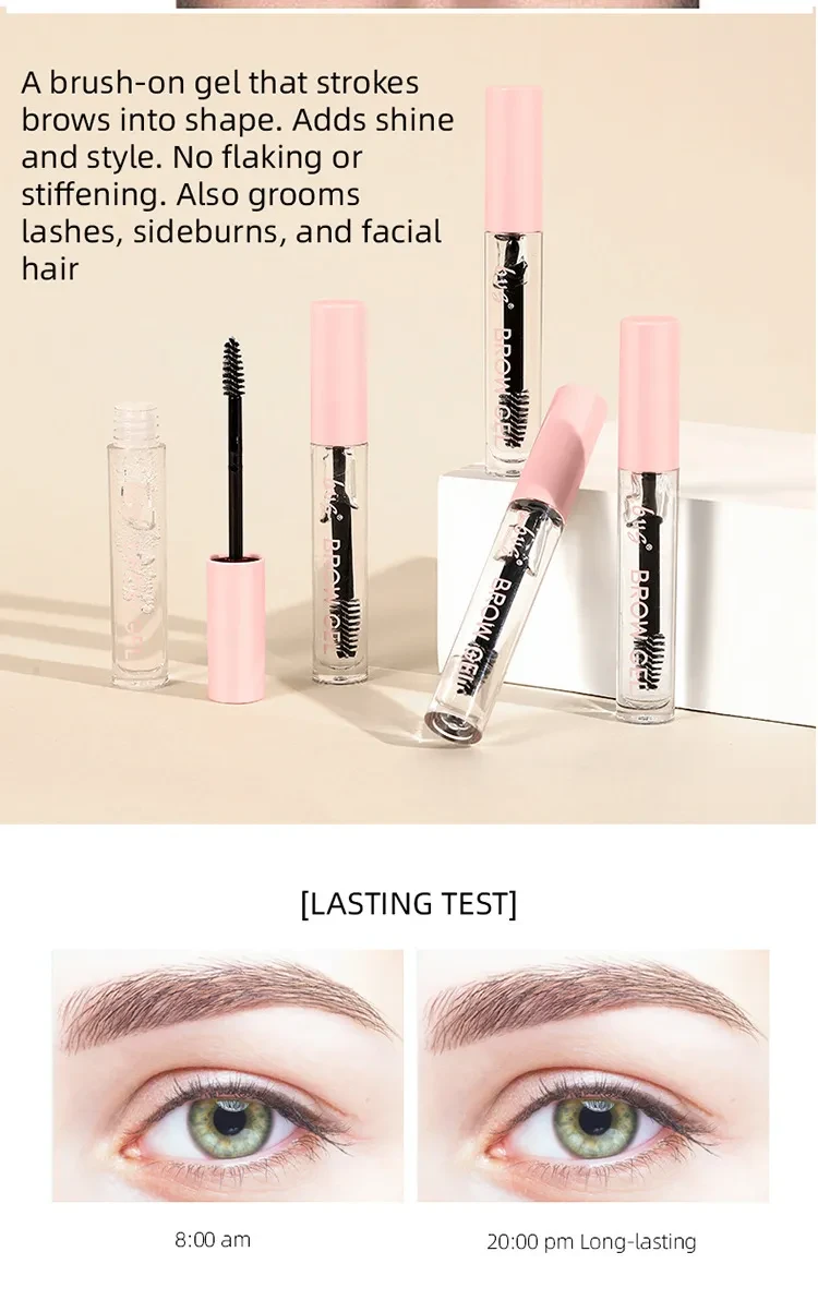 Makeup Bvg Transparent Eyebrow Eyelashes Hair Styling Cream Long Curling Not Smudge Smear-proof Makeup
