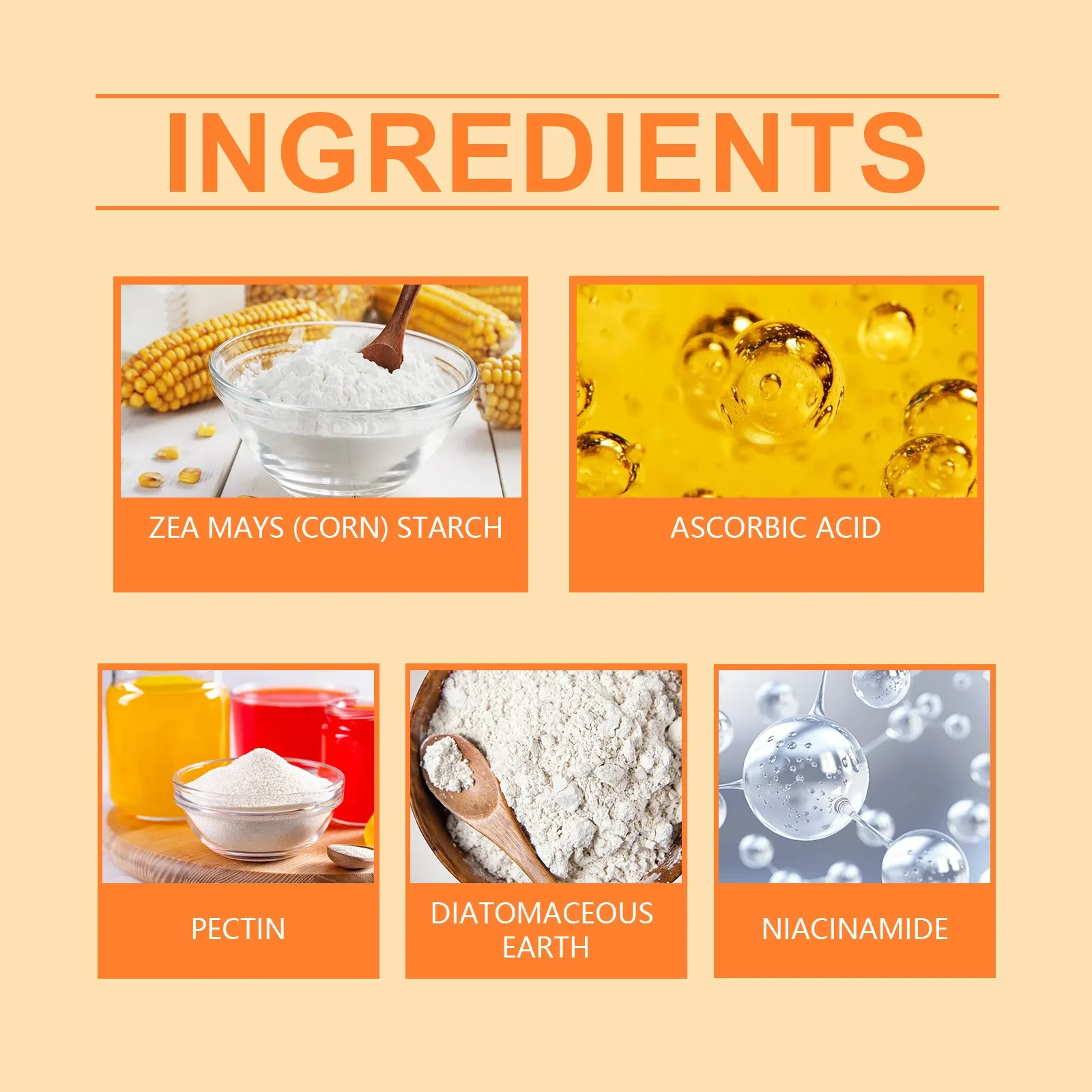 Vitamin C Moisturizing Mask Powder Repair Water Light Transparent
