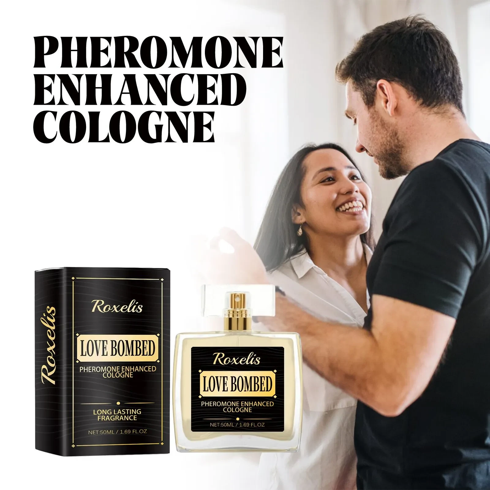 Roxelis Men's Perfume Portable Portable Mild Not Pungent Fresh Fragrance Couples Dating Charm Atmosphere Lasting Fragrance