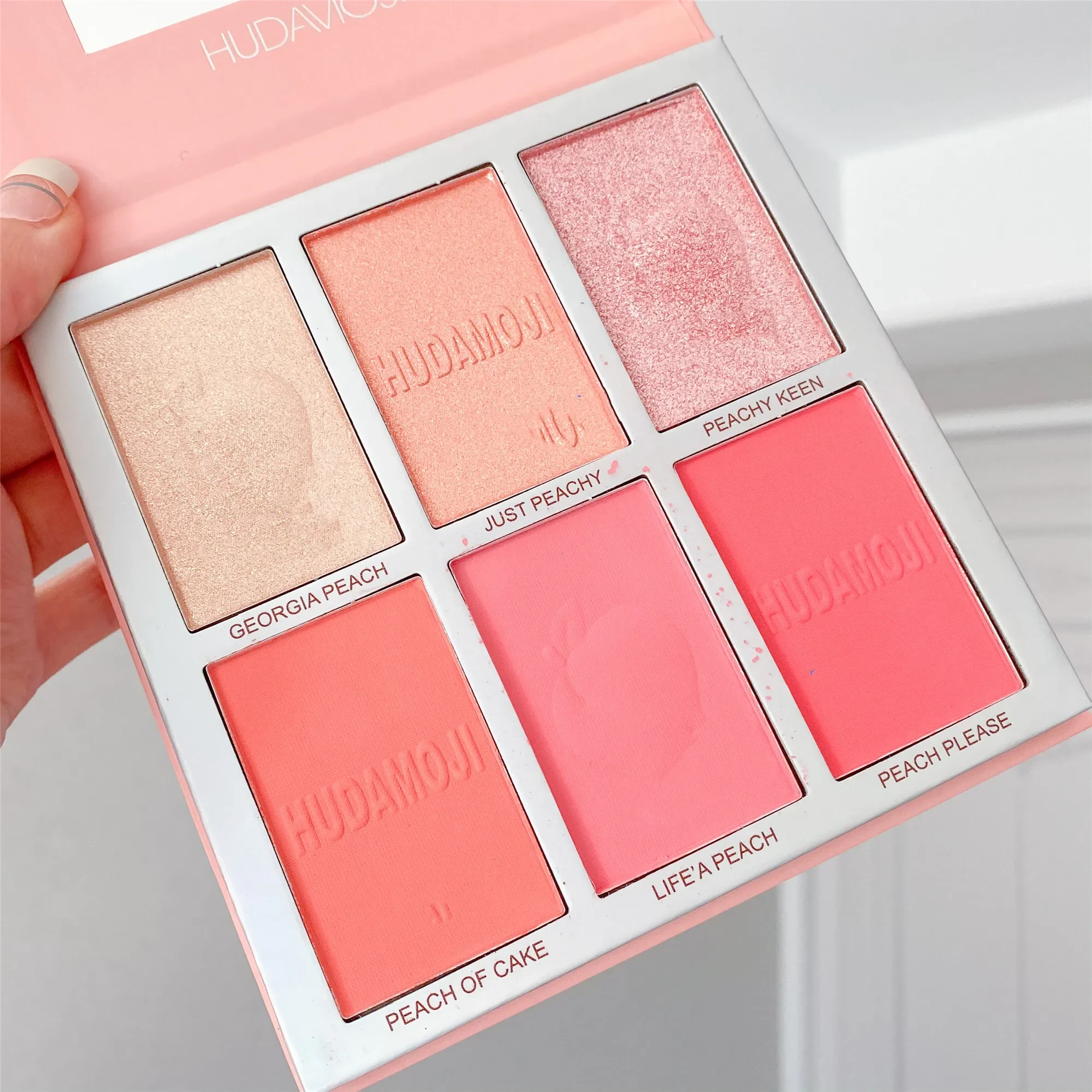 Ins Six-Color Fruit Blush High-Gloss Trimming
