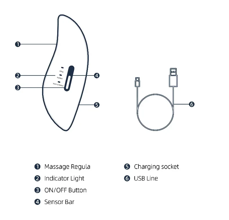 Physical face-lifting portable micro-current import beauty instrument