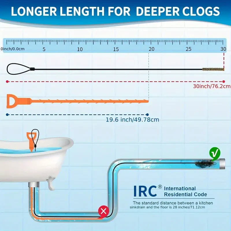 3pcs Stainless Steel Wire Pack with Extra-Long Nylon Hooks