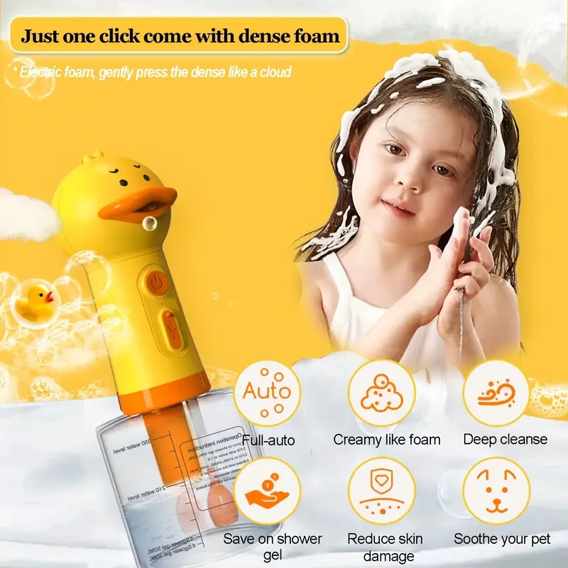 For Smart Pet Bath Bubble Maker