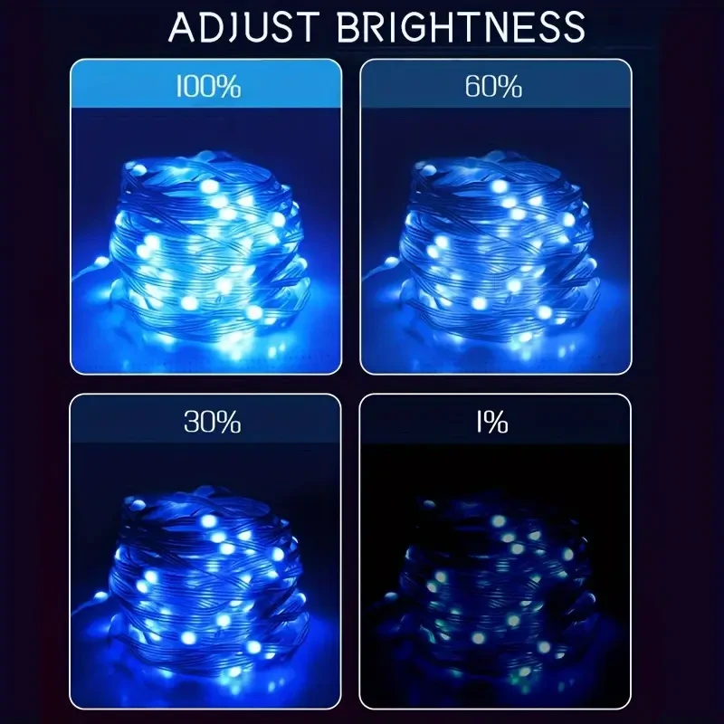 Smart Christmas String Lights 15m
