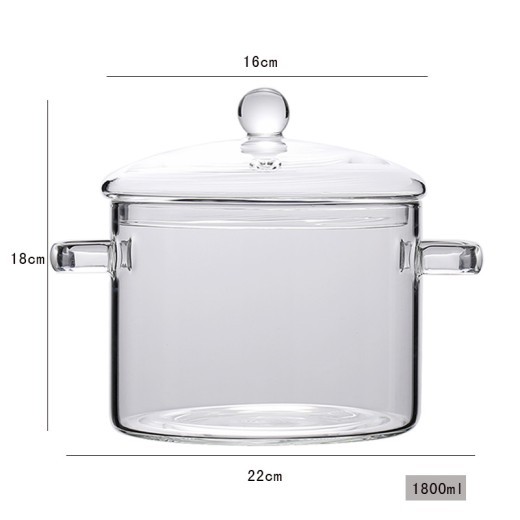 Glass Pot Stove Pot Kitchen