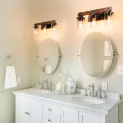3 Lamps Farmhouse Dresser Lamps