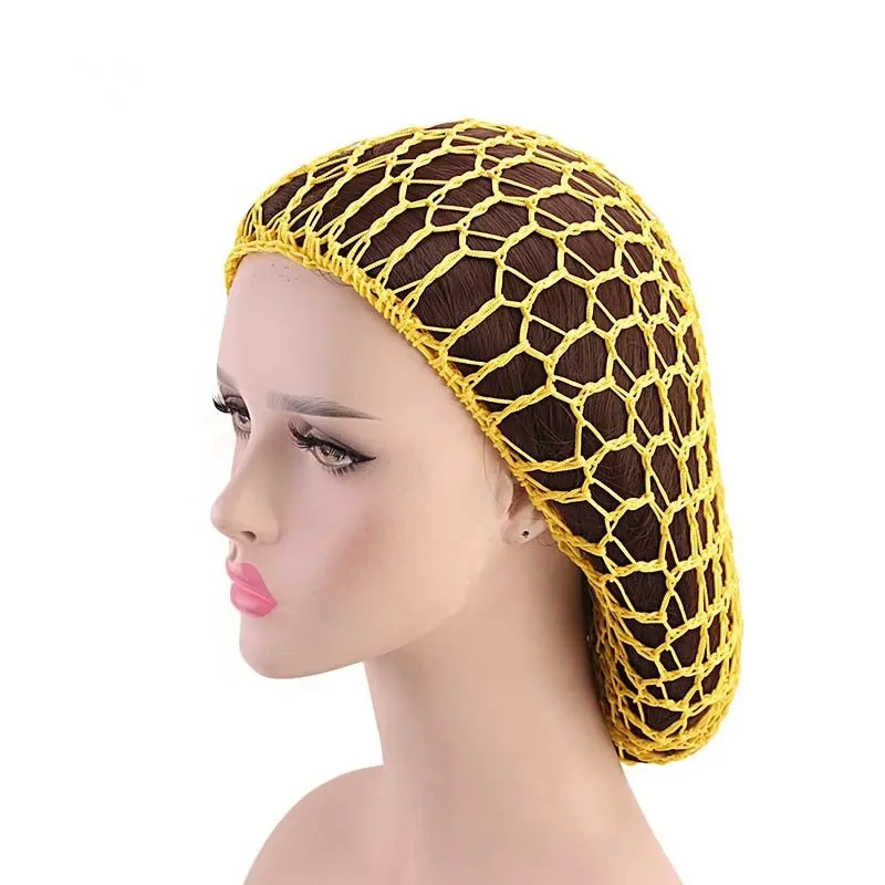 Ladies Hand Crocheted Drooping Hair Net