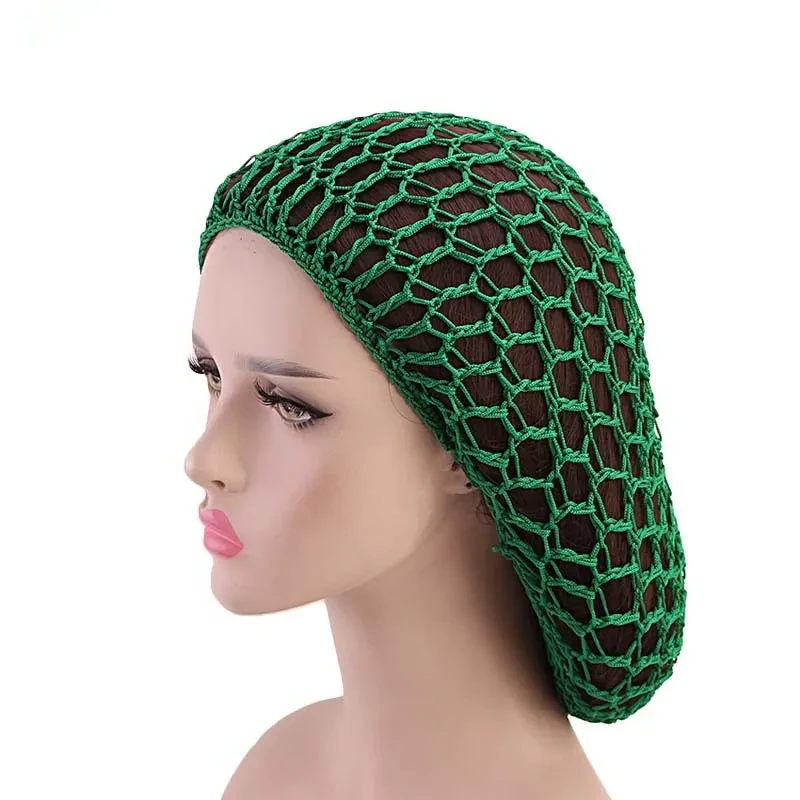 Ladies Hand Crocheted Drooping Hair Net