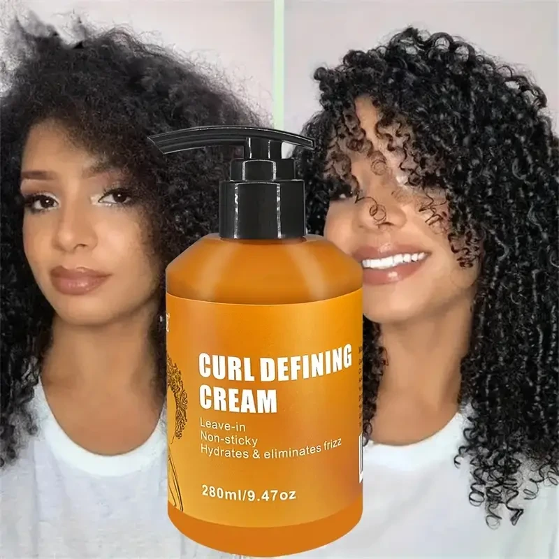 Curl Defining Cream Moisturizing Curly Hair Styling Conditioner