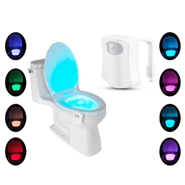 Led Toilet Night Light  Motion Sensor With 8 Colour Changes