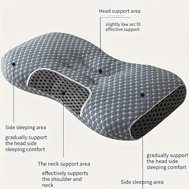 2pcs Ergonomic Cervical Pillows For Neck Pain Relief