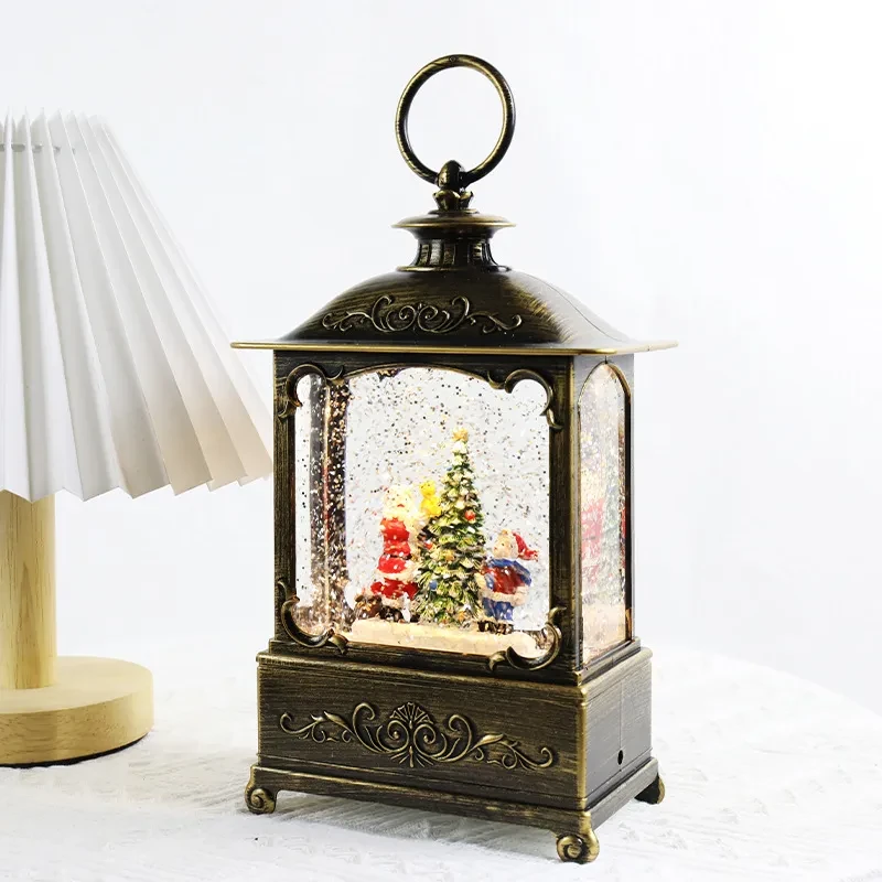 Christmas Decoration Crystal Lamp Music Box
