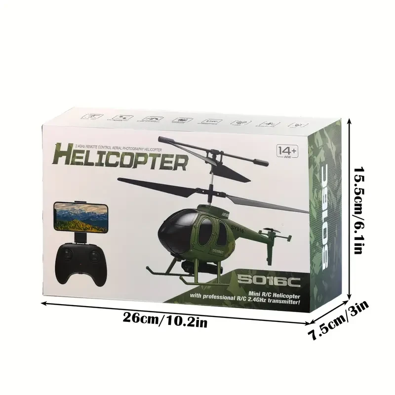Professional Remote Control Helicopter - 6 Channels with USB Charging