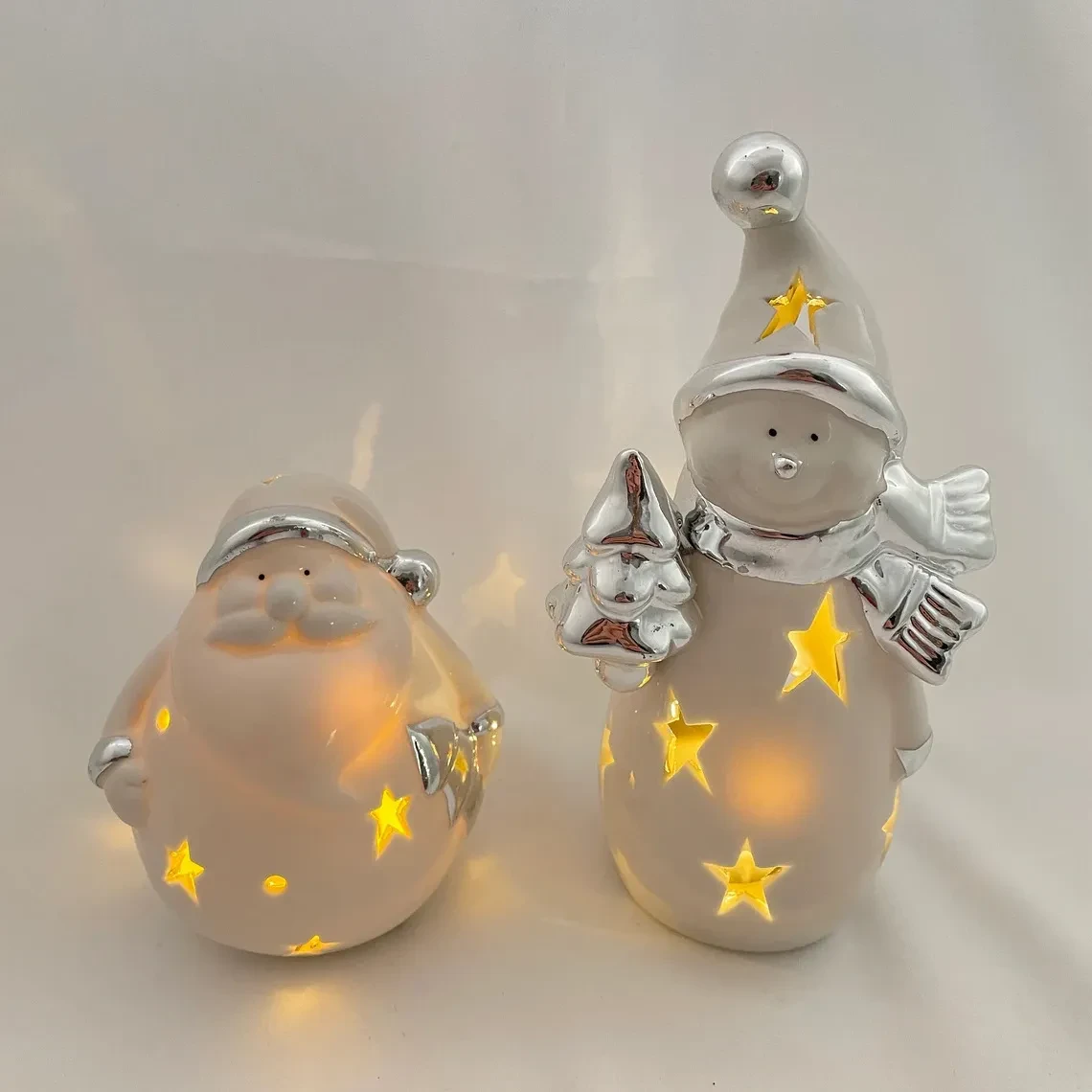 Santa Claus Snowman LED Festival Home Decoration