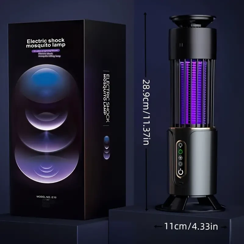 Rechargeable Multi-Functional Mosquito Killer Lamp - USB Powered Bug Zapper