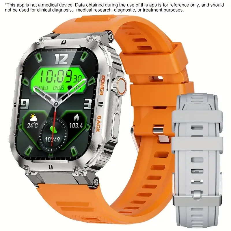 Men's Smart Bracelet - Wireless Call and Music Smartwatch with Multi-Sport Mode