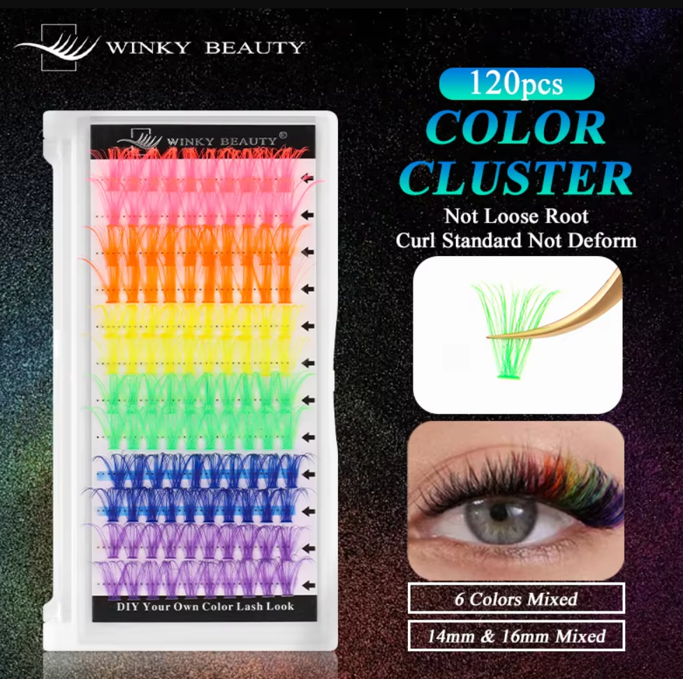 14/16mm D Curl Colorful Wispy