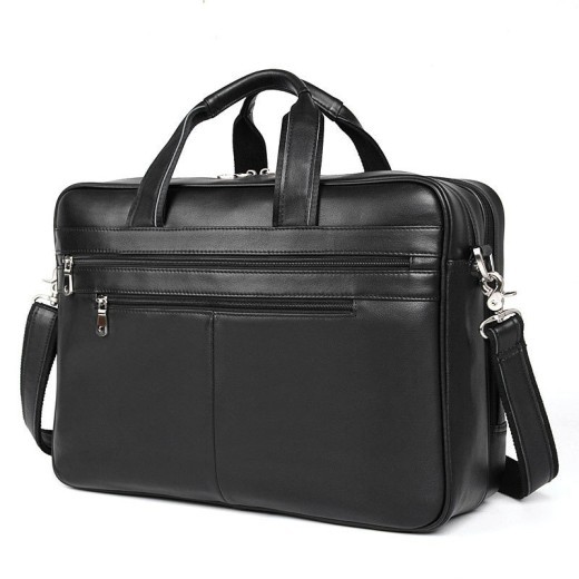 Leather Handbag Briefcase Napa Leather Comfortable Texture Men's Real-Leather Bag