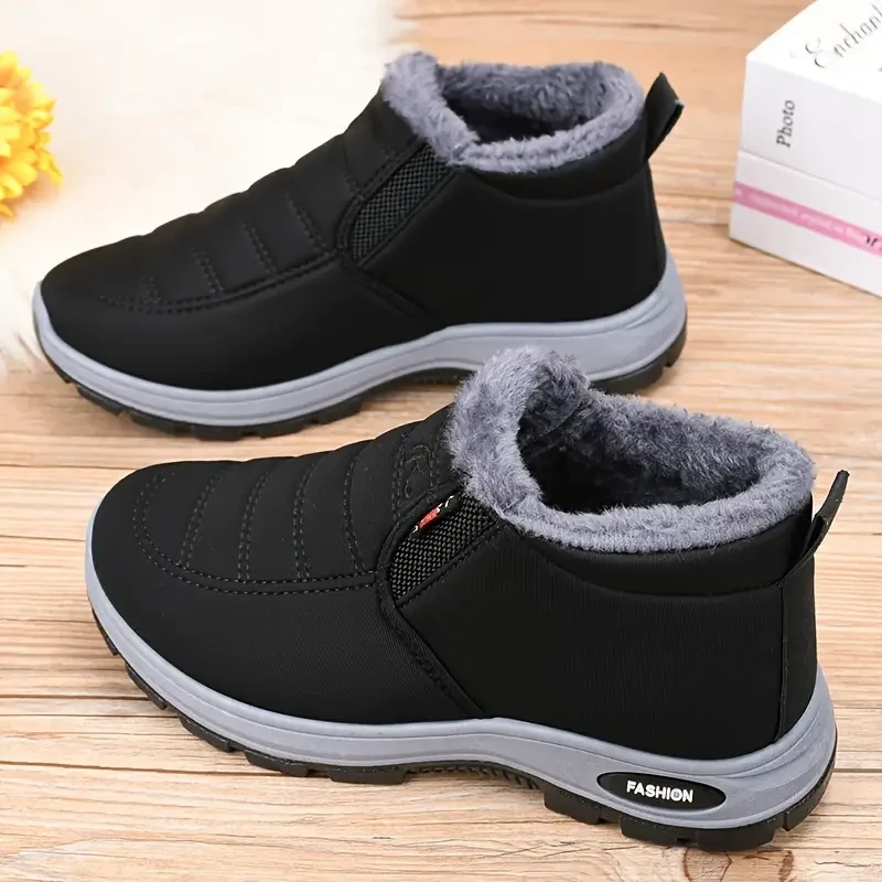 Cozy Winter Boots for Women - Soft, Non-Slip, Thermal Lined, Fluffy Platform Boots with Warm Snow Grip - Perfect for Cold Weather, Outdoor Activities, and Casual Wear