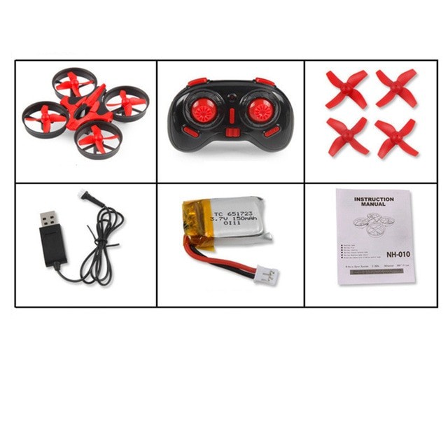 Remote Control Mini Quadcopter With Protective Ring Remote Control Drone Anti-Fall Remote Control Aircraft Children's Toy
