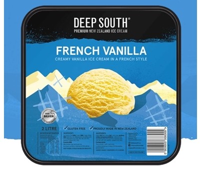 ICE CREAM FRENCH VANILLA 2L (DEEP SOUTH 08418) [FZN]