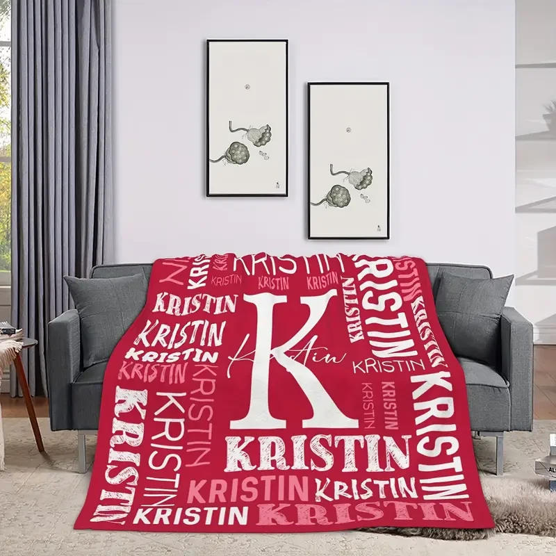 Personalized Name Fleece Blanket
