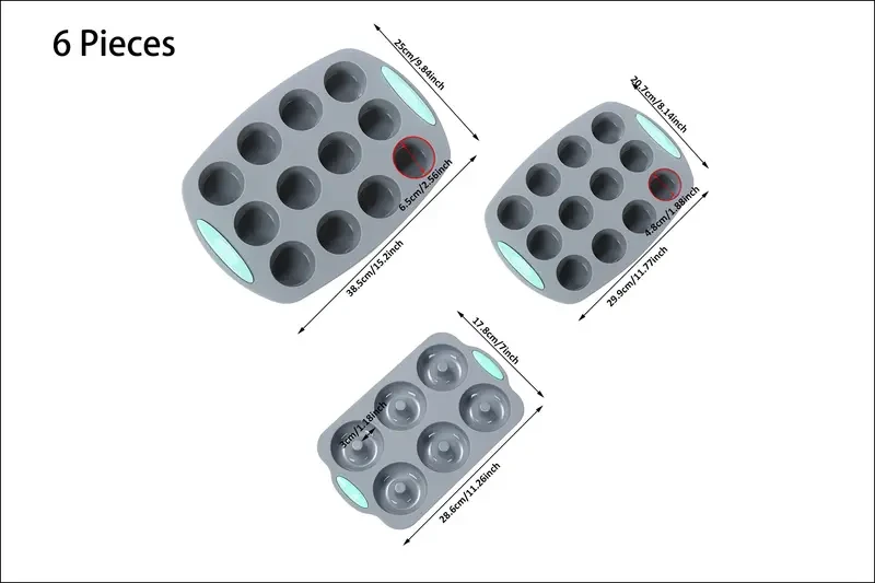 45pcs Silicone Baking Set