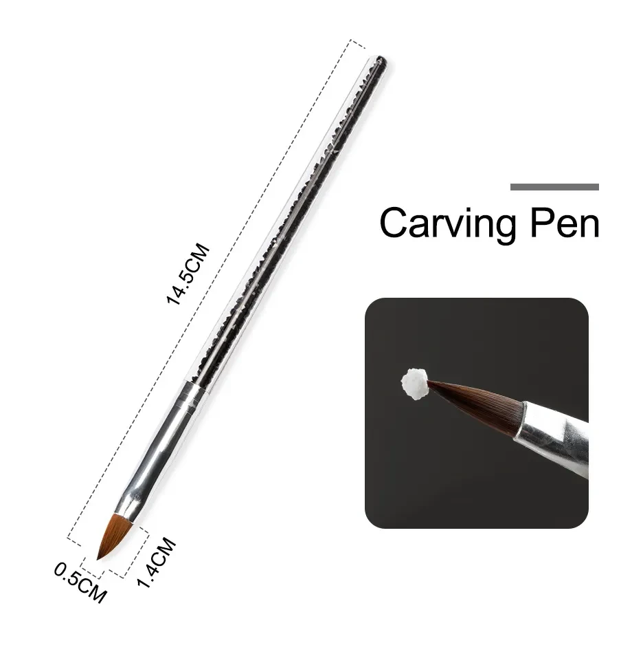 6pcs Nail Powder Acrylic System Kit