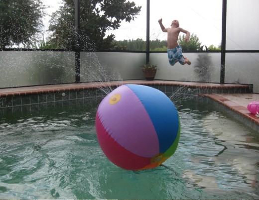 PVC Inflatable Water Spray Ball