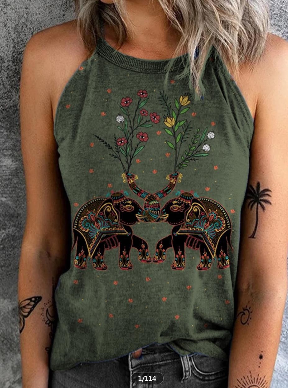 Women's Vintage Casual Top